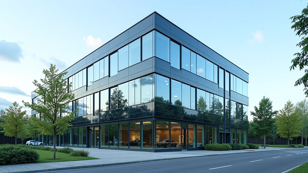 Modernes Bürogebäude mit Glasfassade, symbolisiert moderne Mittelstandsunternehmen in Deutschland